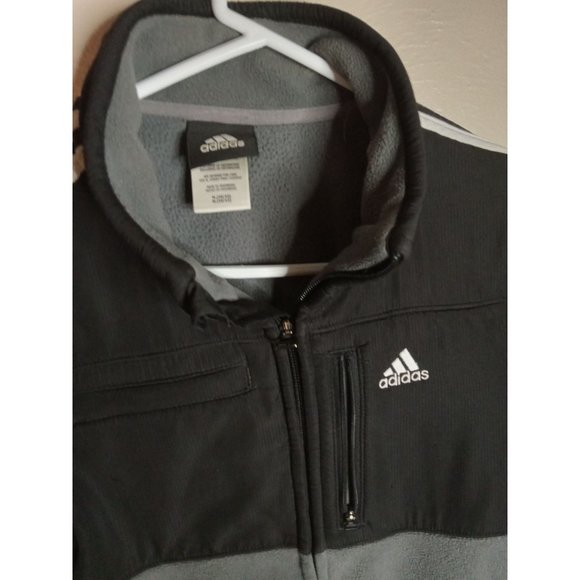 Youth Adidas Jacket Polar Fleece Two Toned - Picture 3 of 10